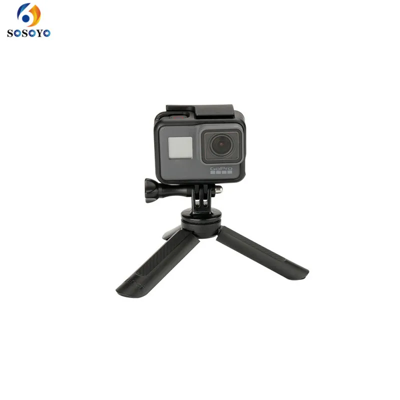 Mini Desktop Tripod Stand Bracket Holder for Gopro 6 5 4 Zhiyun Smooth Q DJI Osmo 2 Camera Accessories | Электроника