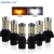 MODERNA AUTO S25 BA15S BAU15S 1156 T20 7440 DRL Luce di Segnale di Girata Canbus Free Error Bianco Ambra Lampada Della Nebbia LED lampadine Luci di Svolta