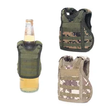 Военный тактический мини-жилет, регулируемый Прочный Спортивный Тактический Жилет для улицы, набор бутылок вина, жилеты Molle