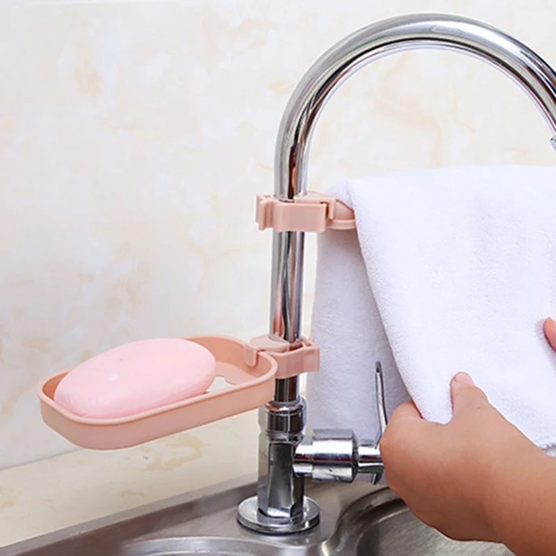 الصابون مربع شنقا تخزين الرف تخزين حامل الإسفنج الحمام المطبخ صنبور كليب طبق القماش كليب الرف استنزاف الجاف منشفة المنظم