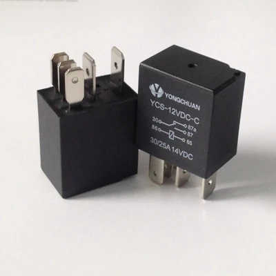 

YC violet car electric spray Relay 12V 30A 4Pin waterproof oil pump