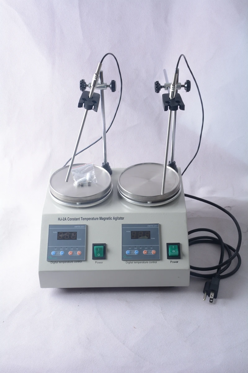 

2 Units Heads Multi unit Digital Thermostatic Magnetic Stirrer Hotplate mixer