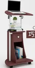 Stand of computer desk. Movable desk conference stage. Laptop can lift table bedside table