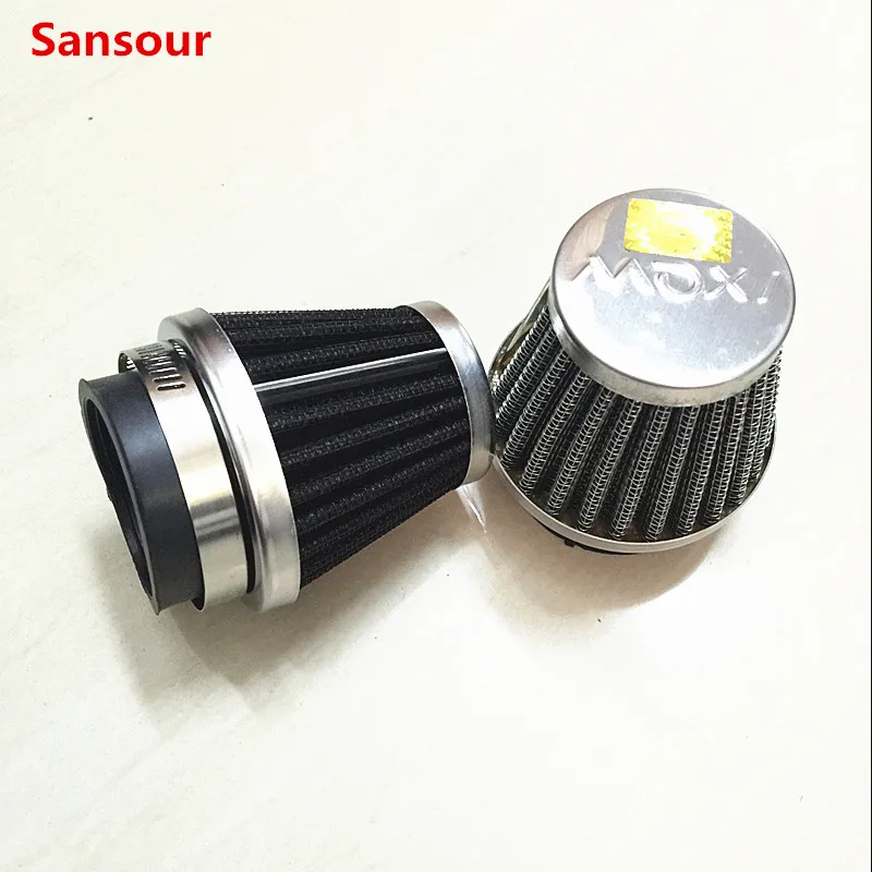 

Sansour 1pcs 35mm 39mm 48mm 50mm 52mm 54mm 60mm Motorcycle Air Filter Clamp-on Air Filter Cleaner for Honda Kawasaki/Suzuki Etc