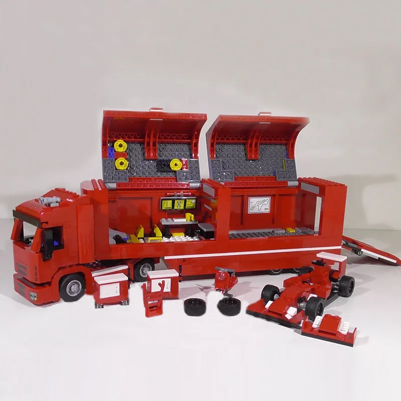 

Lepin 21010 Technic Super Racing Car Series The Red Truck Set children Educational Building Blocks Bricks Toys Model 75913