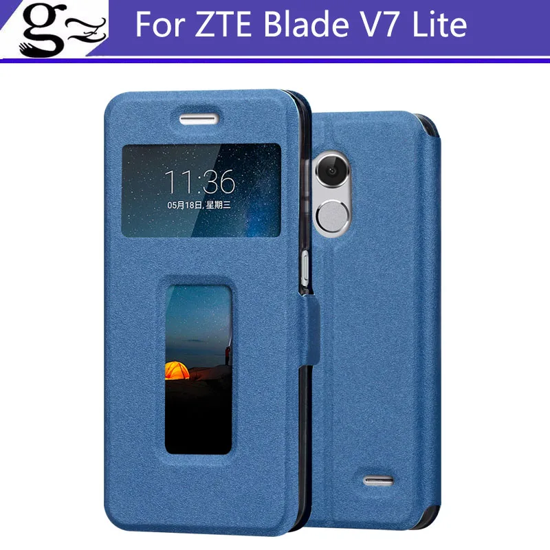 Чехол для ZTE Blade V7 Lite 5 0 дюйма откидной из искусственной кожи fundas A2 с подставкой