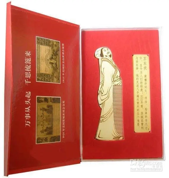 

Classic!chinese tradition gift craftwork collection wooden su dong po-gs18