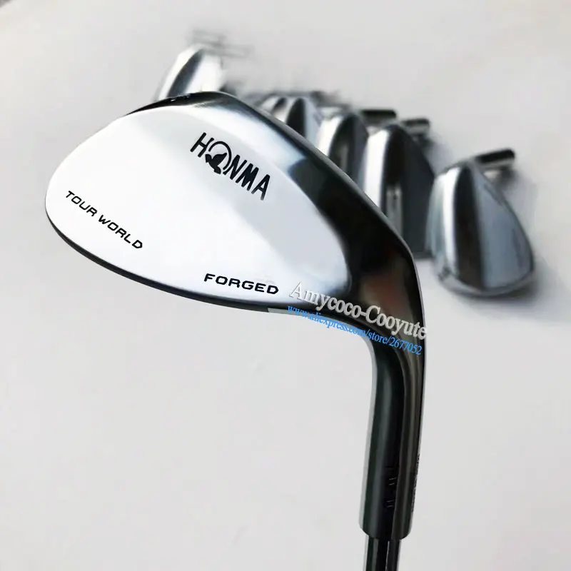 جديد نوادي الجولف هونما WORLD TOUR TW-W الغولف أسافين الحق وسلم نوادي الأوتاد الصلب الغولف رمح Cooyute شحن مجاني