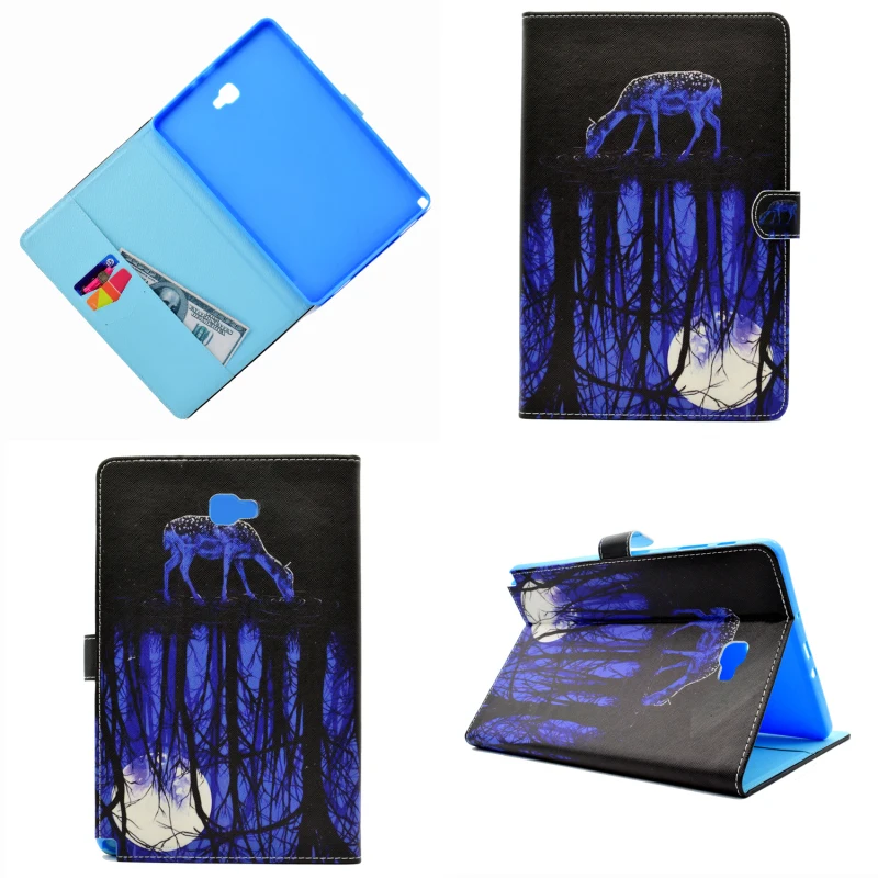 Новый цветной Чехол книжка для Samsung Galaxy Tab A A6 10 1 P580 P585|for samsung galaxy tab|tab acovers for tablet |
