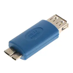 USB 3,0 Тип Женский к Micro B Мужской OTG Разъем конвертер адаптер 5 Гбит/с