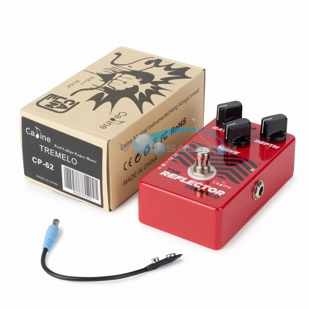 Caline CP-62 The Reflector Tremolo Guitar Pedal Effect 9V Guitar Effects Guitar Accessories Mini Effect Pedals Guitar Parts 50mA 2 Caline CP-62 The Reflector Tremolo Guitar Pedal Effect 9V Guitar Effects Guitar Accessories Mini Effect Pedals Guitar Parts 50mA 2