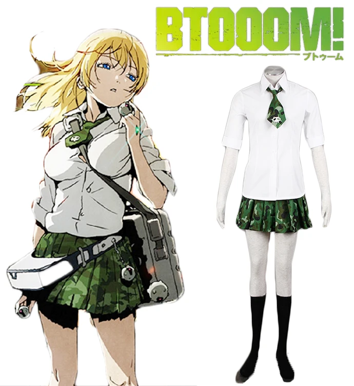 S 3xl Can Be Tailored Anime Btooom Cosplay Himiko Woman Halloween Party Cosplay Costume Anime Costumes Aliexpress