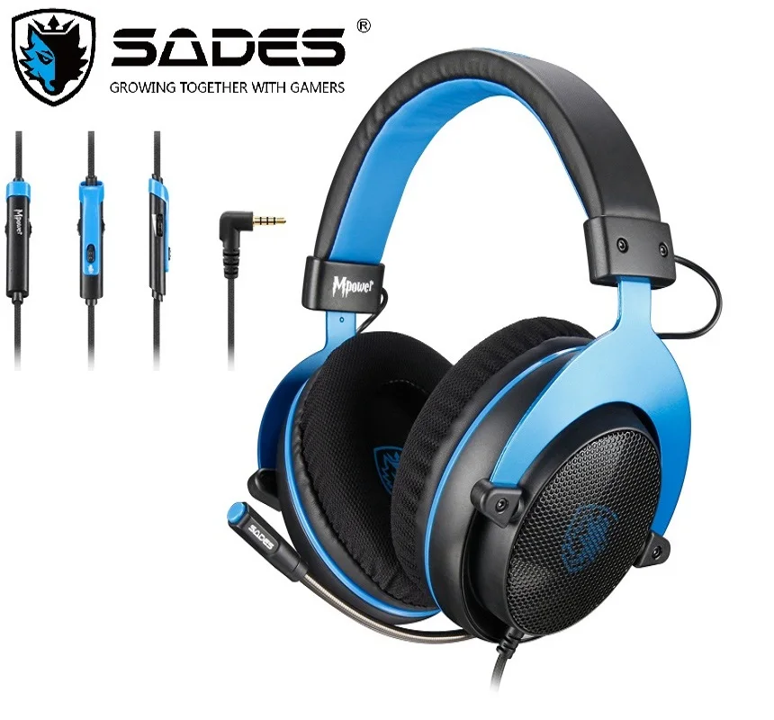 Cena SADES Mpower Gaming Headset Słuchawki Dla PC Laptopa PS4 Xbox One (wersja 2015) Urządzeń mobilnych VR Nintendo Przełącznik