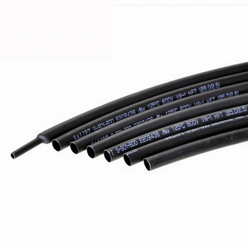 

5meters/lot diameter 2.5mm Heat Shrinkable Tube Shrink Tubing Wire Black