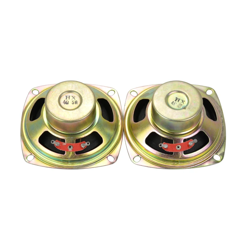 Portable Speaker 2Pcs 3 Inch 4 Ohm 5W Anti-Magnetic Audio