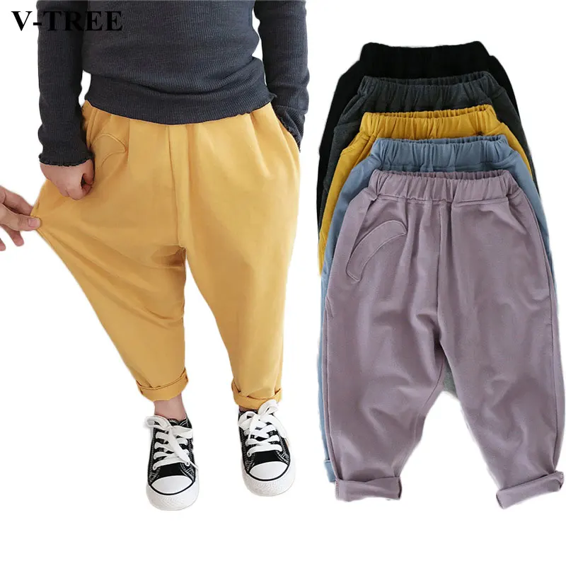 2018 Autumn Baby Boys Harem Pants Colored Sport Pant For Boys Toddler