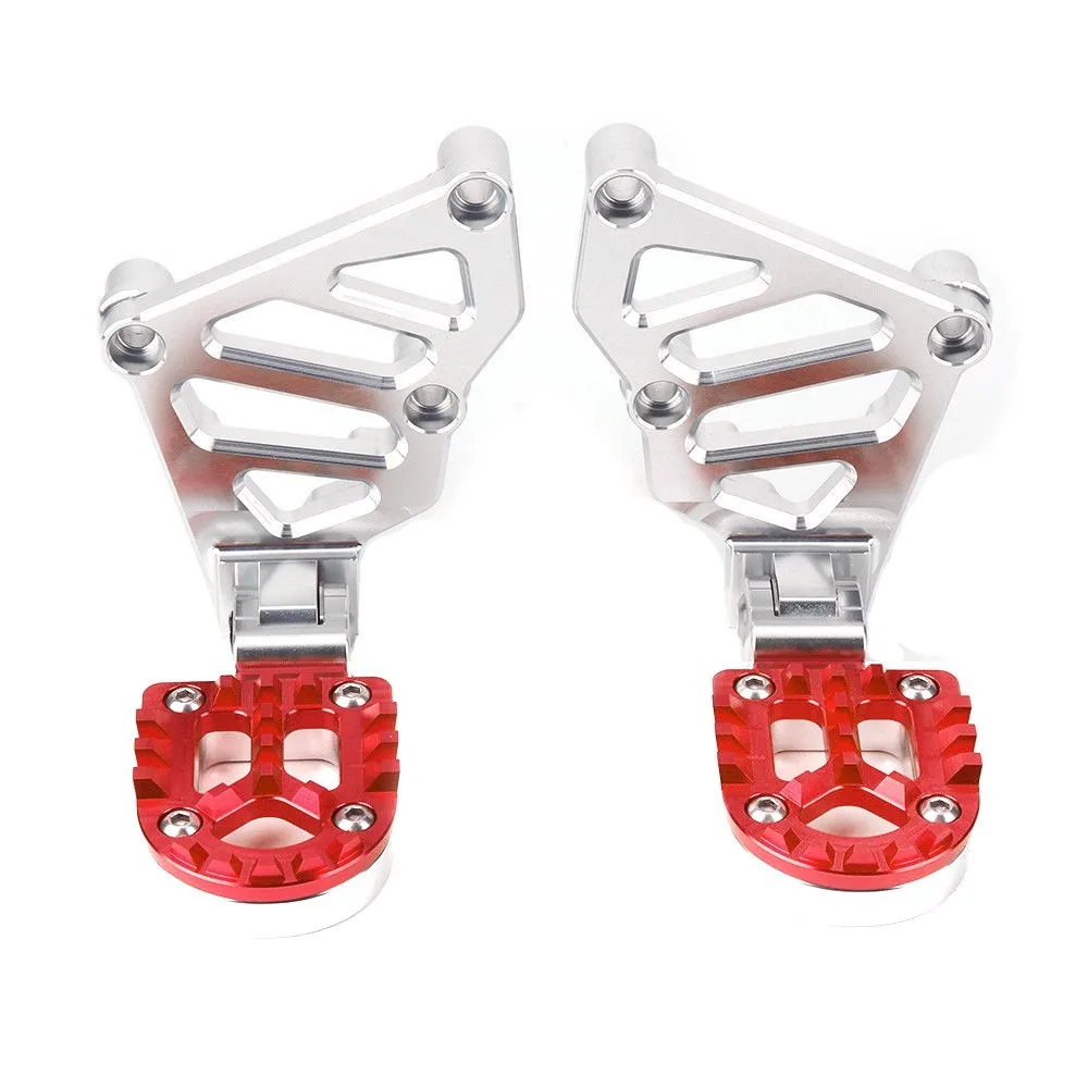 For HONDA X-ADV X ADV 750 Rear Foot Pegs Footrest CNC Aluminum Motorcycle Rear sets Adjustable Foot Pegs