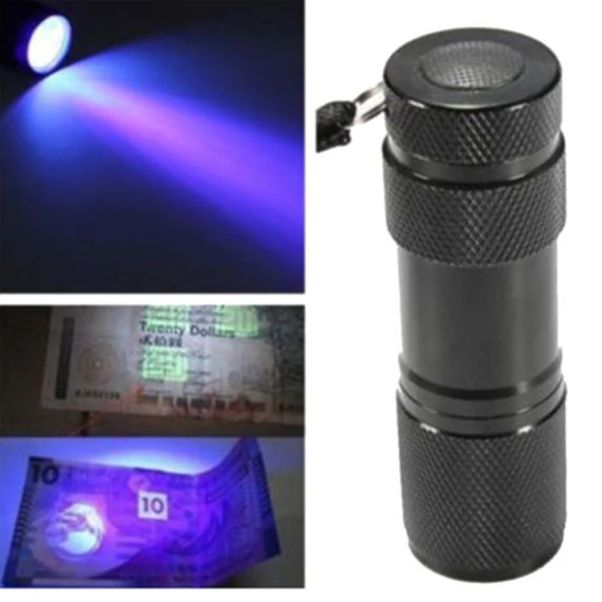 Портативный ультрафиолетовый мини фонафонарь с 9 светодиосветодиодный|flashlight