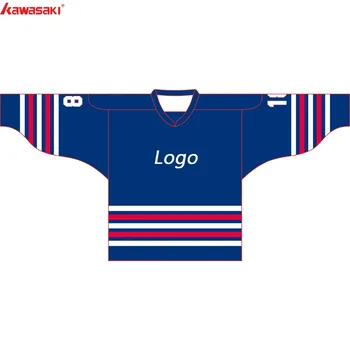 

Brand Kawasaki Custom Ice Hockey Jersey Mens Black Color Fit Size Women Youth Breathable Practice V Neck Hockey Shirts