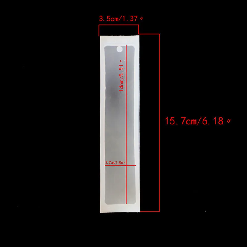 2 шт./компл. прямоугольная силиконовая Закладка для книги пресс-формы "сделай сам" закладка для книги изготовления пресс-форм эпоксидной смолы ювелирных украшений Hand-Made ремесло прозрачные оборудования