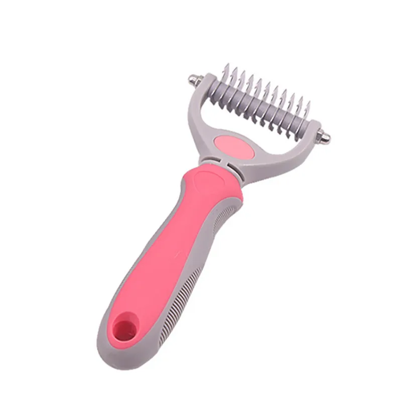 Rake Combs Dog Hair Remover Cat Brush Grooming Tools Clipper Attachment Pet Trimmer Combs for Cat Dog Cleaning Supplies 40DC25 (9)