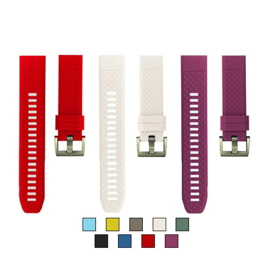 

SANYU Outdoor Sport Silicone Watchband Replacement Strap For Garmin Garmin Fenix5/Forerunner935/Quatix5 Smart Watch Replaces