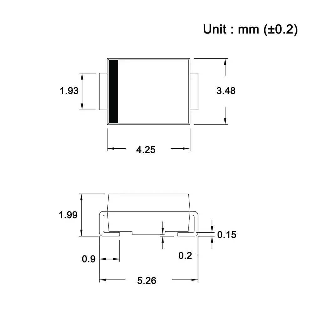 50 шт.) S3M SMD выпрямительный диод 3A 1000 V SMB(DO-214AA) 3 А 1000 Вольт электронные диоды кремния