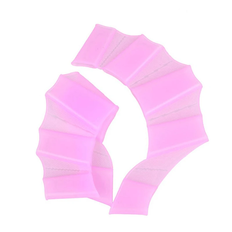 

Frog Finger Webbed Gloves Silicone Hand Swimming Fins handcuffs Flippers Swim Palm Paddle Improve Slip Swim Glove Equipment