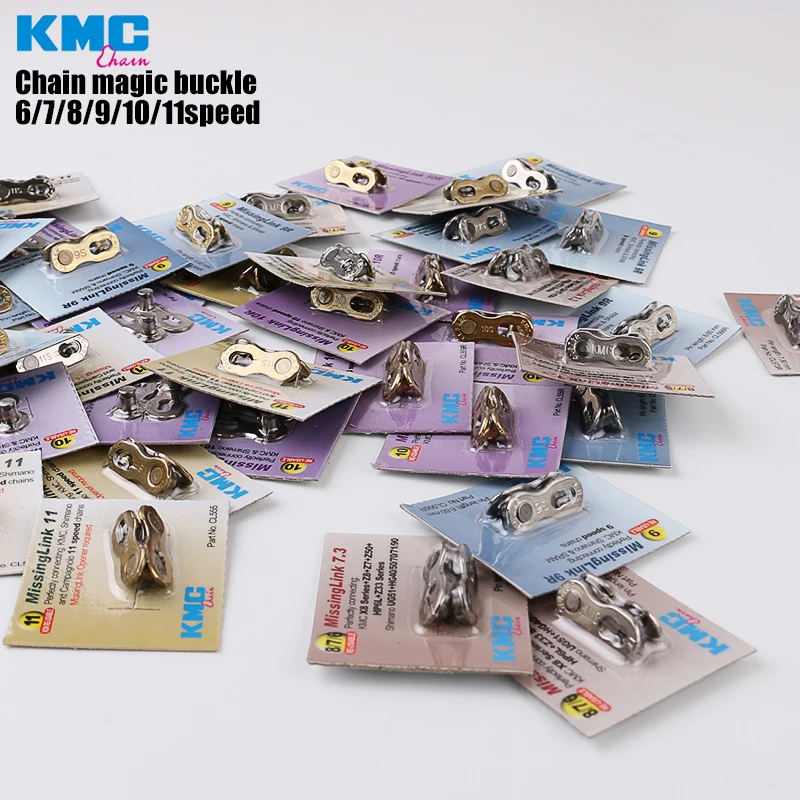 Discount KMC missing-link Authentic MTB bicycle Road bike lock 6/7/8/9/10/11 speed chain magic quick release buckle cycling accessories 3 Discount KMC missing-link Authentic MTB bicycle Road bike lock 6/7/8/9/10/11 speed chain magic quick release buckle cycling accessories 3