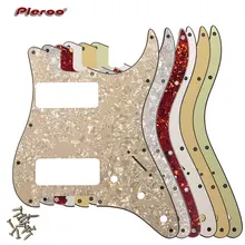 Pleroo отличное качество гитарные части 2 P90 гитара Stratocaster накладку для нас 11 винтовых отверстий Страт 2 P90 звукоснимателями
