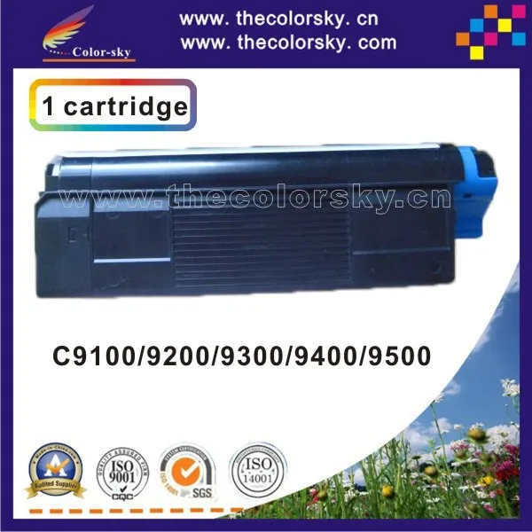 

(CS-OC9100) compatible toner cartridge for OKI C9100 C9200 C9300 C9400 C9500 C 9100 9200 9300 41963601 - 41963604 KCMY 15k/15k