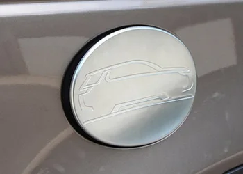 

Chrome Car Oil Fuel Tank Cap Cover Decoration Car Gas Tank Cover Trim For Land Rover Discovery Sport 2015 2016 2017 Car Styling