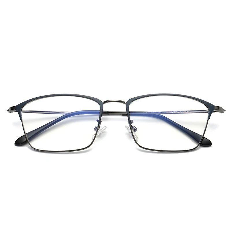 Оправа очков из титанового сплава мужские ультралегкие Женские винтажные очки по рецепту анти-голубые лучи оптическая оправа 9007