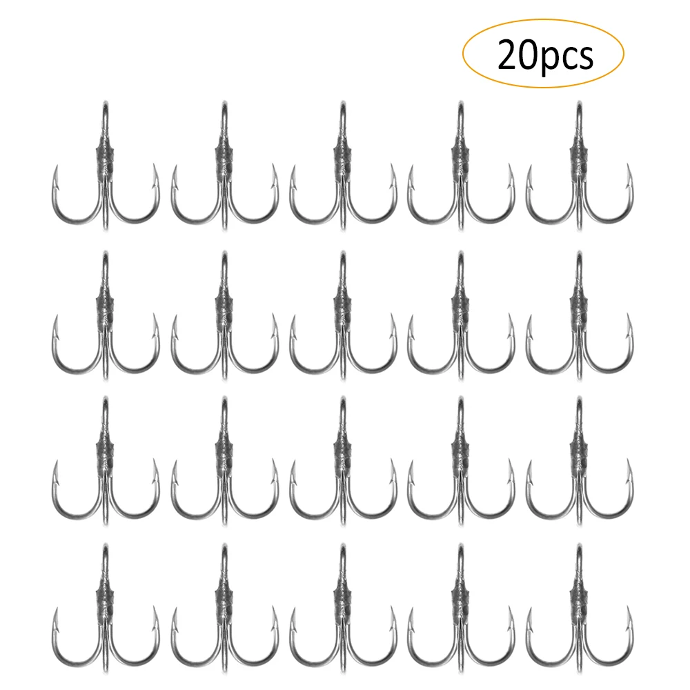 20 штук рыболовные крючки с перьями со светящимися перьями#2/#4/#6/#8/#10 рыболовный крючок рыболовные терминальные снасти для Pesca