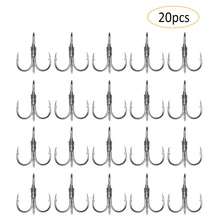 20 штук рыболовные крючки с перьями со светящимися перьями#2/#4/#6/#8/#10 рыболовный крючок рыболовные терминальные снасти для Pesca