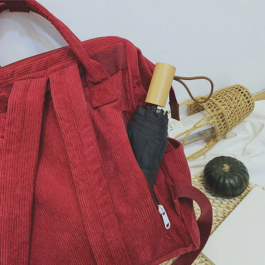 Новинка 2020 вельветовые рюкзаки для женщин Mochila Модный повседневный стиль Женский
