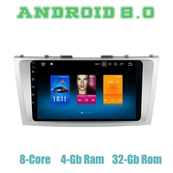 

9" Octa core px5 Android 9.0 car GPS radio player for Toyota camry 2006-2011 with 4G RAM wifi 4g usb auto Multimedia