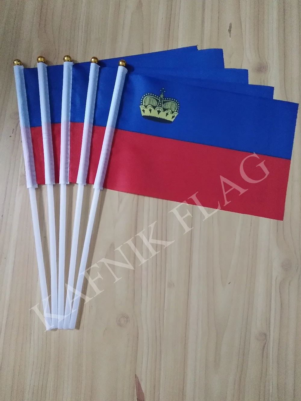 

KAFNIK,5pcs Liechtenstein Fabric Flags 14*21CM Free Shipping