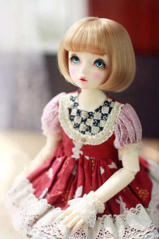 BJD кукла парики короткие Боб cut груша вьющиеся волосы для 1/6 1/4 1/3 BJD SD DD кукла волос аксессуары для куклы девушки игрушки