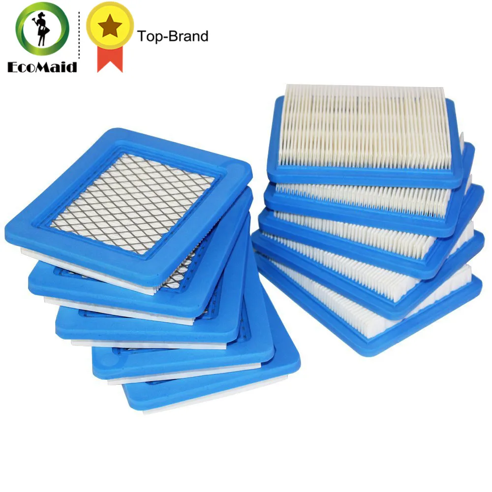10pcs Air Filter Replacement for Briggs & Stratton 491588 491588S