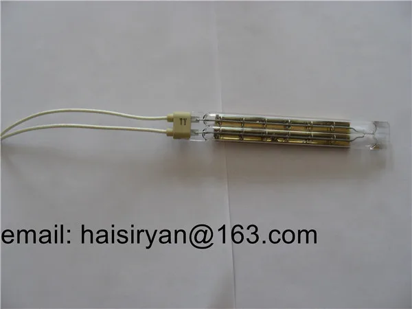 sk15 1500w far infrared tube heater Electric halogen IR quartz glass heat radiator for pet blowing machine