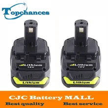 2×18 В 2500 мАч литий-ионный Перезаряжаемые Батарея для Ryobi RB18L25 One Plus для электроинструментов заменить P103, p104, P105, P108