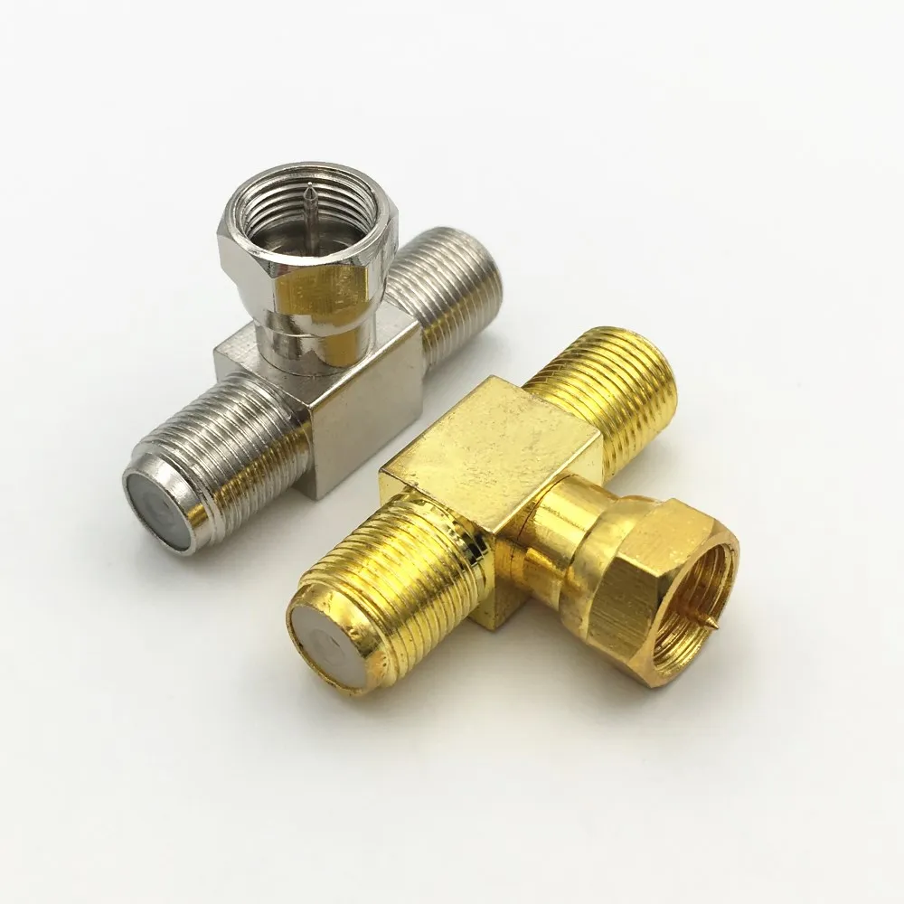 USA Seller BNC Y Type 1 Male to 2 Female Connector 2 PCS
