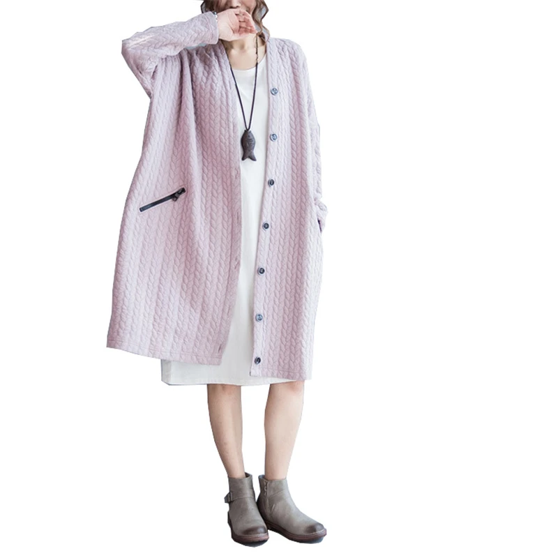

Plus Size Jackets Women 4XL 5XL 6XL 2017 Autumn Oversize Pink Black Female Cardigan Mori Girl Casual Women Coat Big Size Jacket