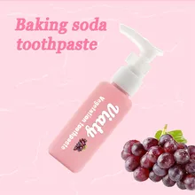 Новинка 1 шт. 60 г/100 г Виноград вкус зубная паста удаление пятен отбеливающая зубная паста борьба кровотечение десны Освежающая зубная паста 0709#30