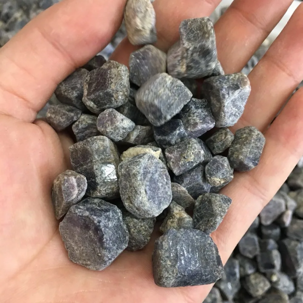 

100 г натуральный красивый большой синий корундовый грубый сапфировый кристалл, натуральный коридовый образец