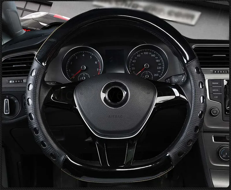 D форма Чехол рулевого колеса автомобиля четыре сезона массаж рулевого колеса концентраторы яркая кожа для Kia Sportage Optima K5 для Nissan