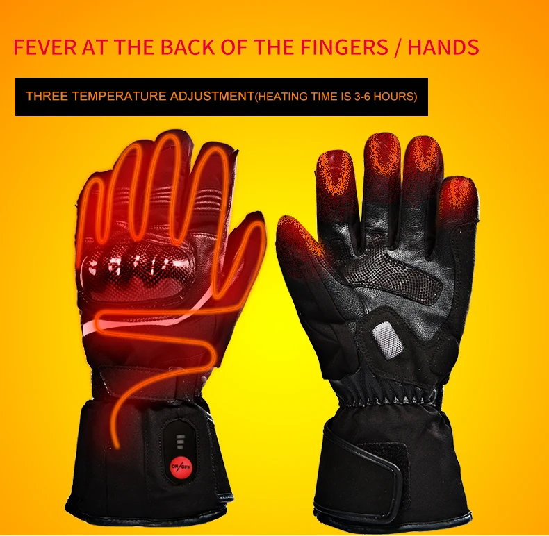 High Quality motorcycle gloves heated