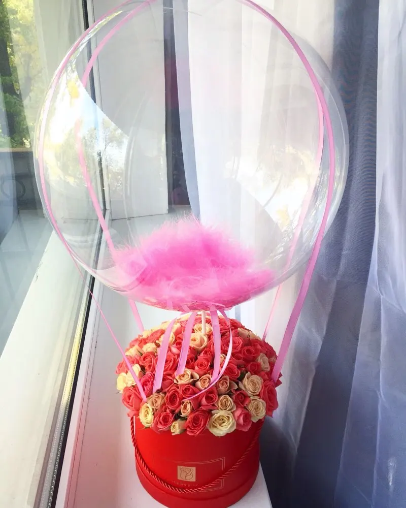 DIY Одежда для свадьбы, дня рождения декоративные шары гелий светящиеся воздушные шары Bobo перо прозрачный воздушный шар из ПВХ вечерние