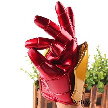 

Avengers: Age of Ultron Toys Iron Man Glove with LED Light Repulsor Ray Sound Shooting Movable PVC Marvel Action Figure Toy